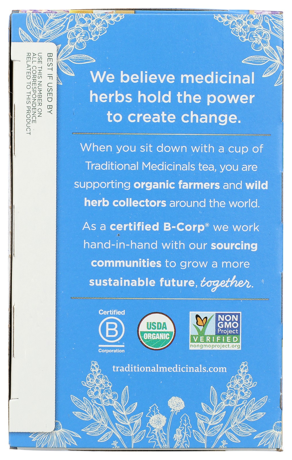 Traditional Medicinals Organic Cup Of Calm Chamomile Mint Tea Bags 16 Bag 3 Pack