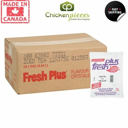 Fresh Plus Drink Crystal Iced Tea 375G/13.22oz (12/Case) – Canadian Made