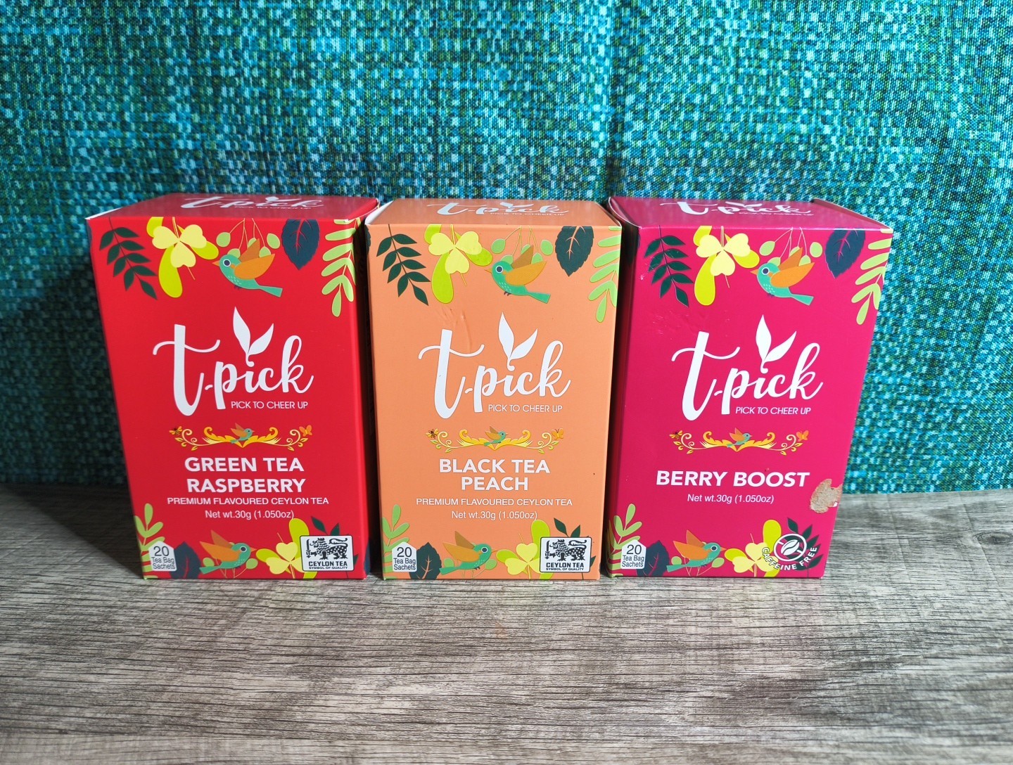 T-pick Tea Bags 60 Bags Total NEW 3-pack