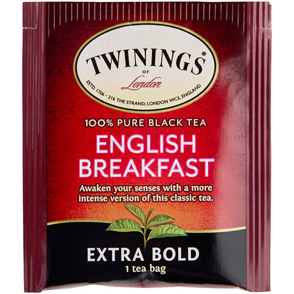 Twinings English Breakfast Extra Bold Tea Bags – 20/Box