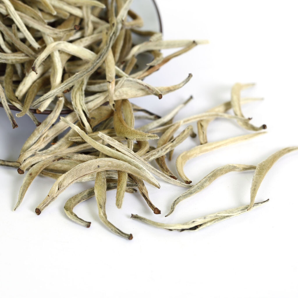 GOARTEA Supreme Silver Needle White Tea Chinese Tips Bai hao Yin zhen Loose Leaf