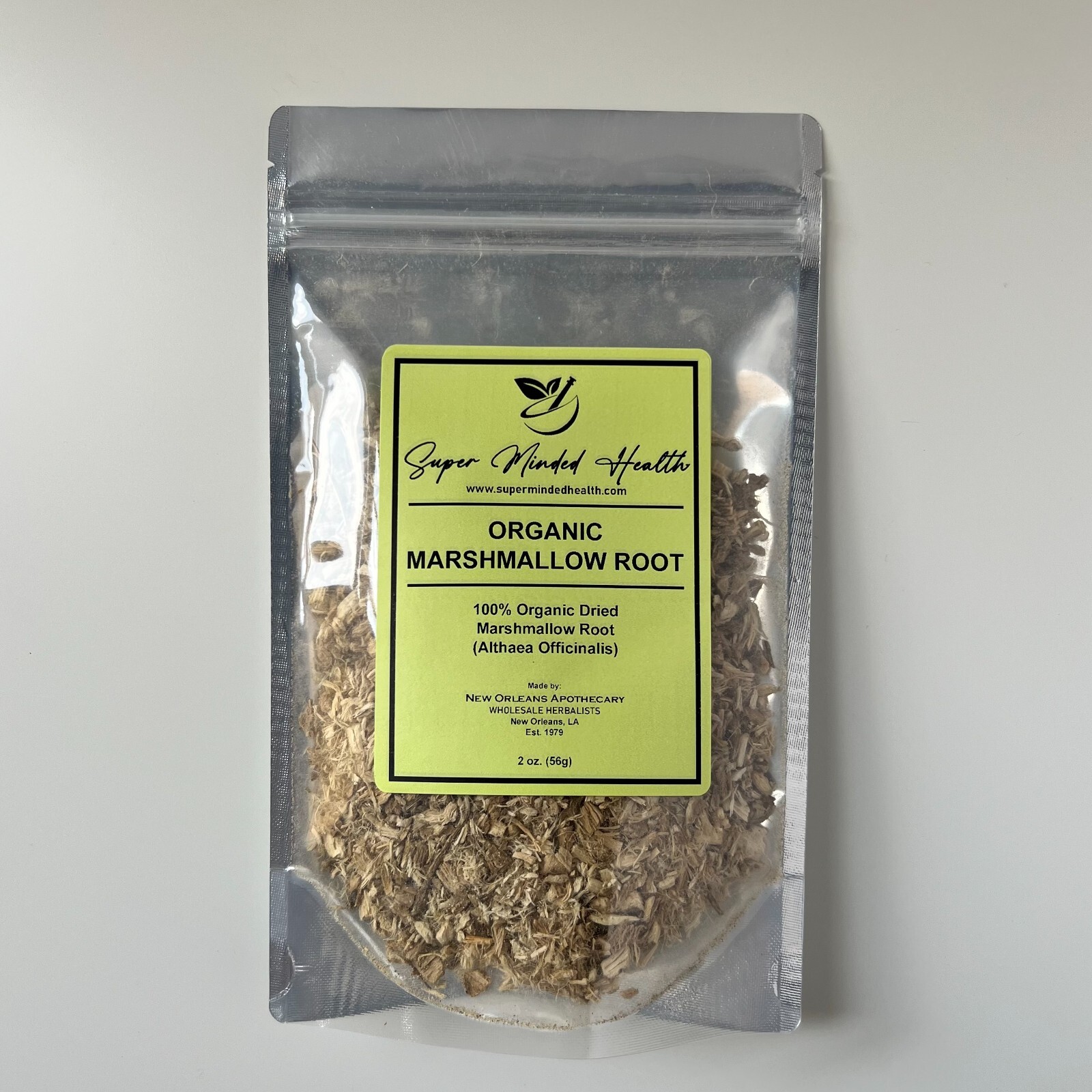 Marshmallow Root 100% Pure Organic Dried Cut and Sifted (Althaea Officinalis)