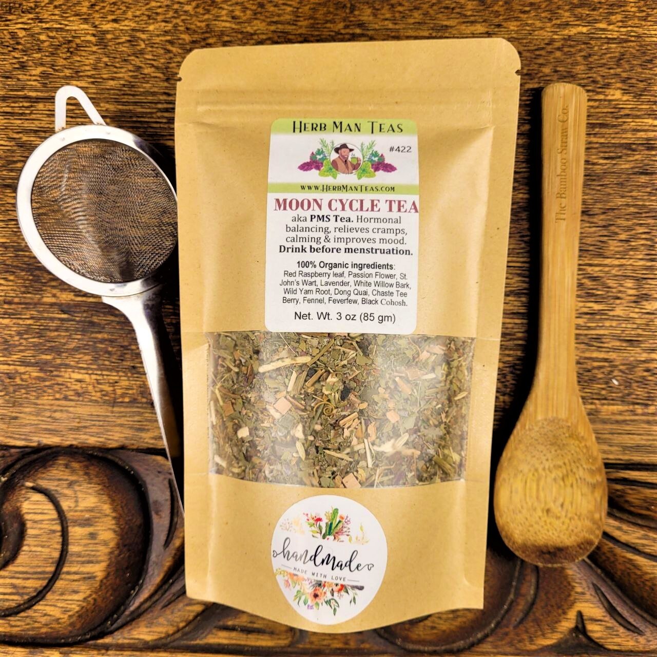 Proven PMS TEA -No more cramps, heavy bleeding & moodiness by a master herbalist
