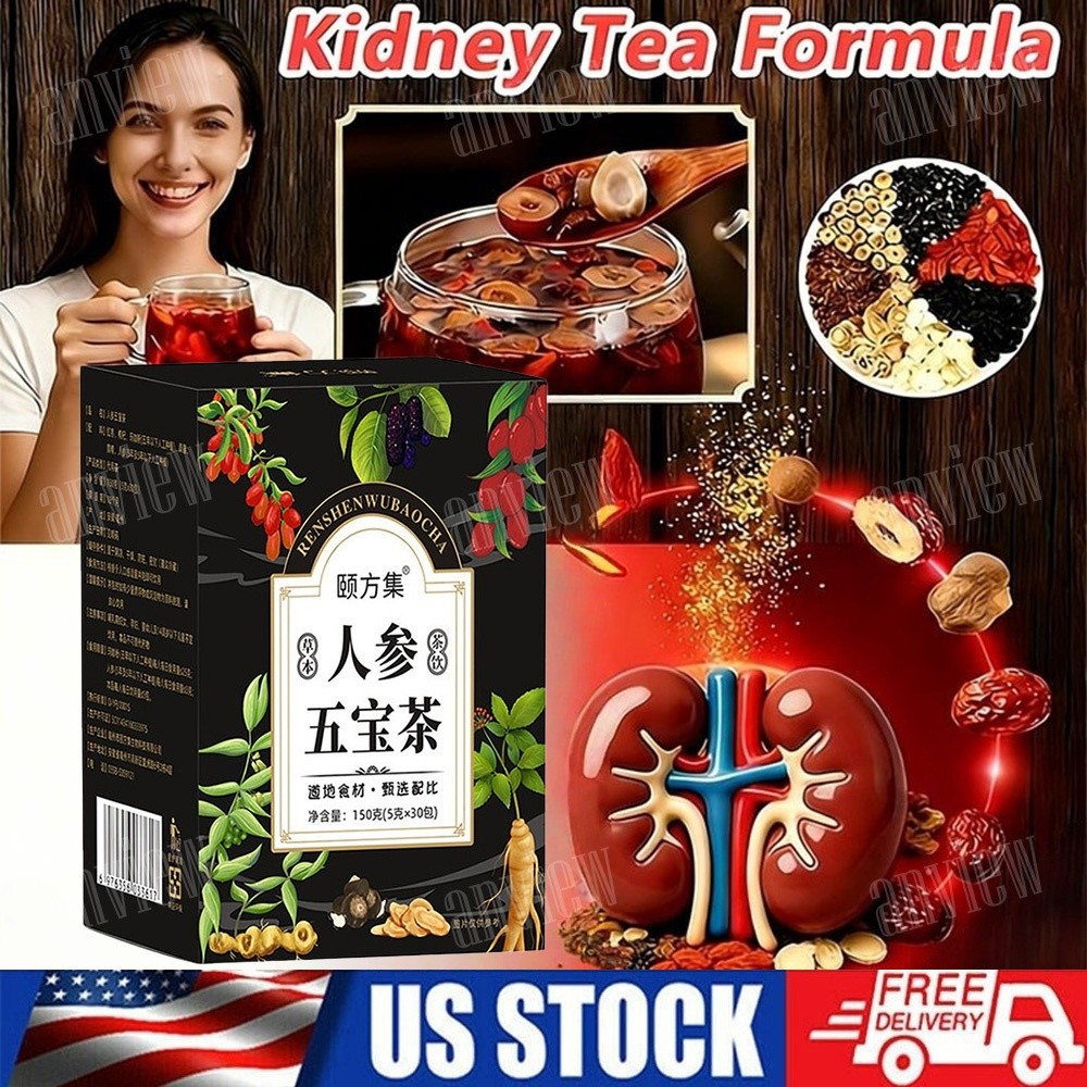 1box/30pcs Ginseng six treasure tea ,Kidney tea,liver tea,red date kidney health