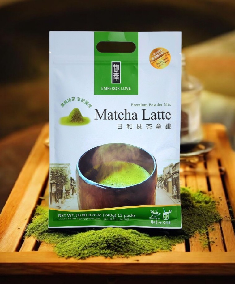 Emperor Love Matcha Latte | 3-in-1 Instant Drink | Japanese Style | 12ct 240g