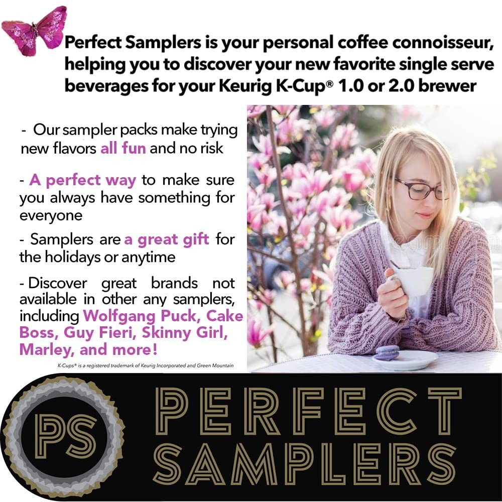 Coffee Tea Hot Chocolate Variety Pack 50 Pods Compatible Keurig Winter