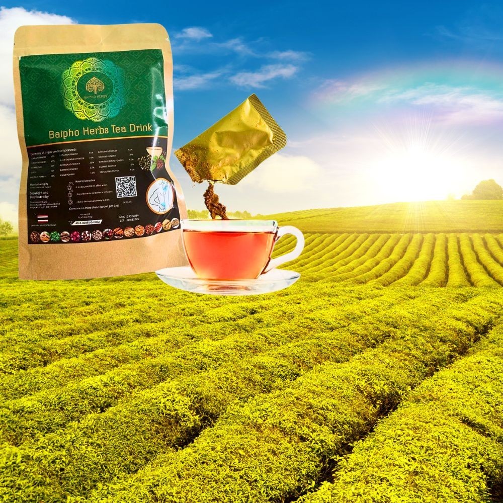 Thai Wellness Instant Herbal Tea Natural Blend Caffeine Free Gift Set 25 sachets