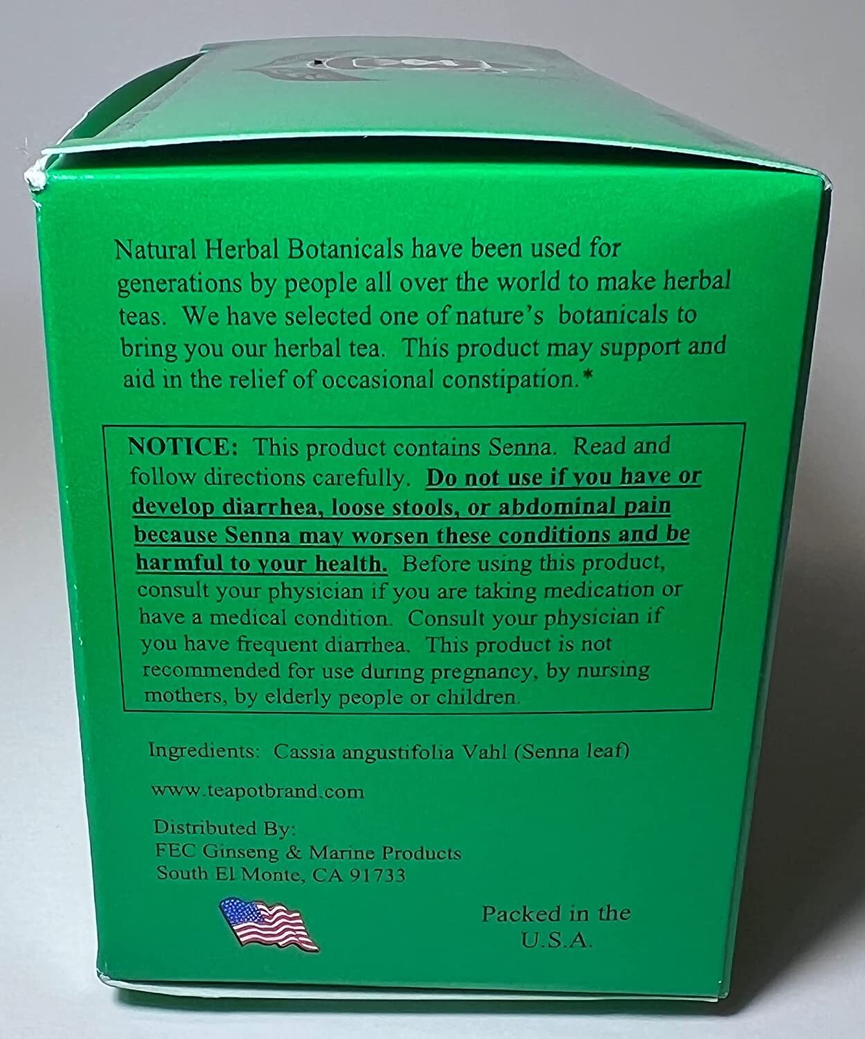 China Slim Tea Super Herbal Tea Delight Extra Streighth 20 Tea Bags/ 1.76 oz