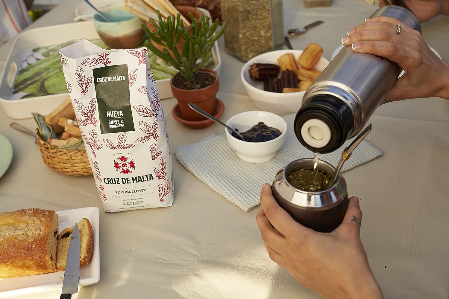 YERBA MATE CRUZ de MALTA 2.2lb 1 kilo 2.2 Pound (Pack of 1)