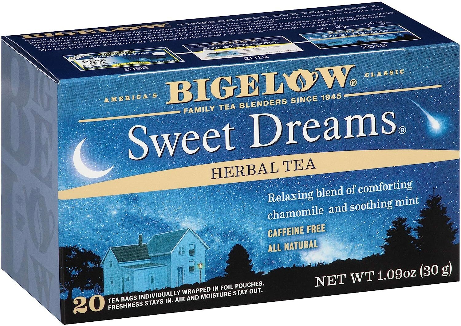 Bigelow Sweet Dreams Herbal Tea – 20 tea bags