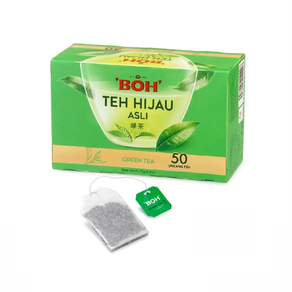 Authentic & Pure Green Tea Bags(Sugar Free & Natural Antioxidant)-50 Tea Bags