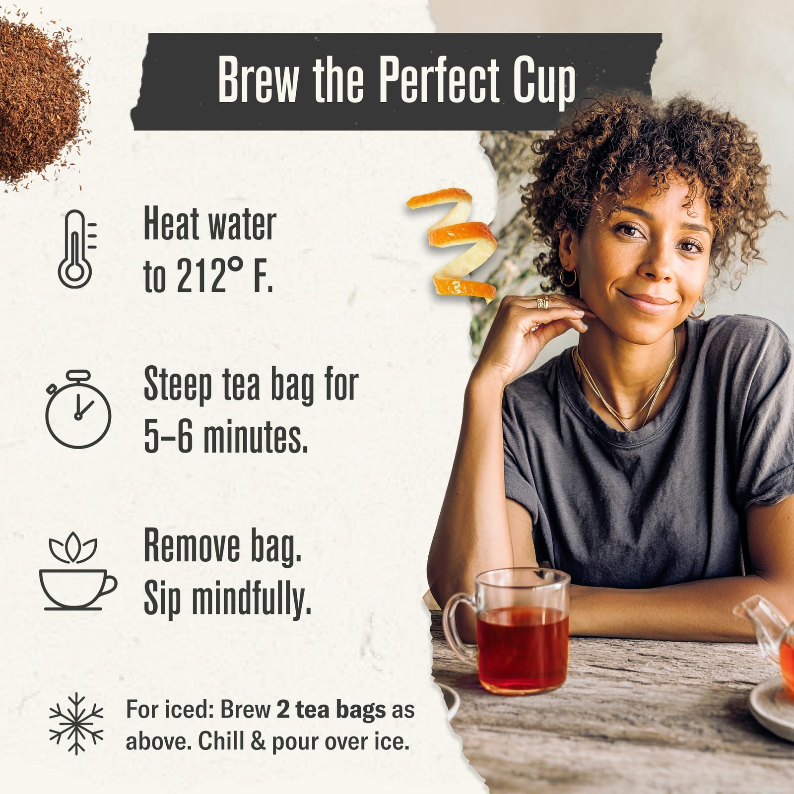 Organic Rooibos Tea 54 Microplastic Free Bags Caffeine South African Red