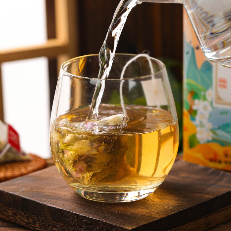 Rose Jasmine Honeysuckle Herbal Tea Premium Natural Nourish Skin Wellness Drink