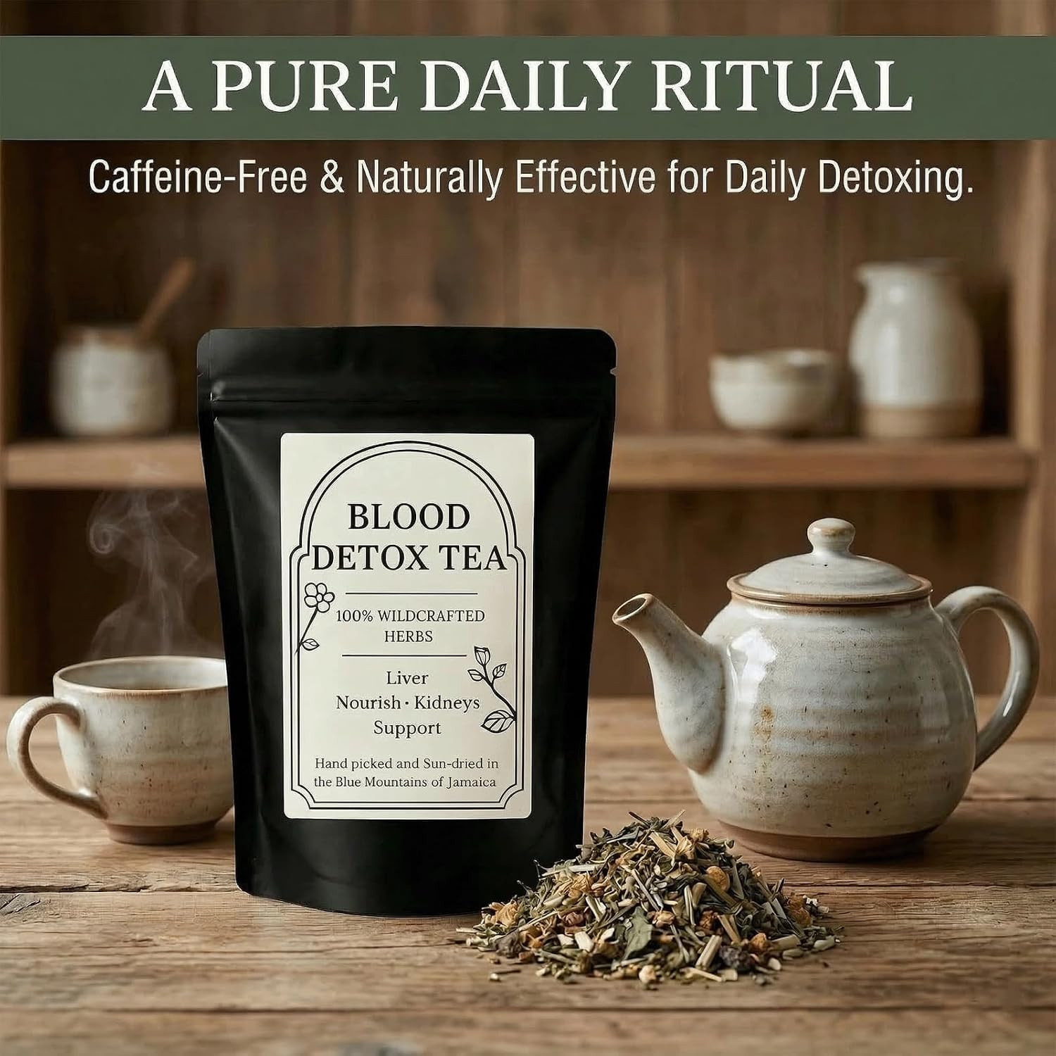 Blood Detox Tea Jamaica, Blood Detox Tea From Jamaica With Lotus Flower Flagweed