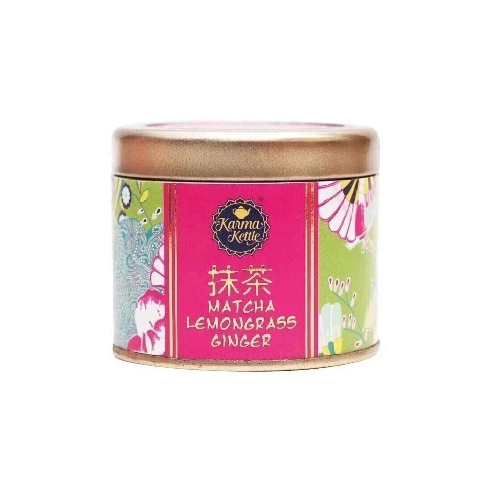 Karma Kettle Matcha Lemongrass Ginger Green Tea 50g Free Shipping World Wide