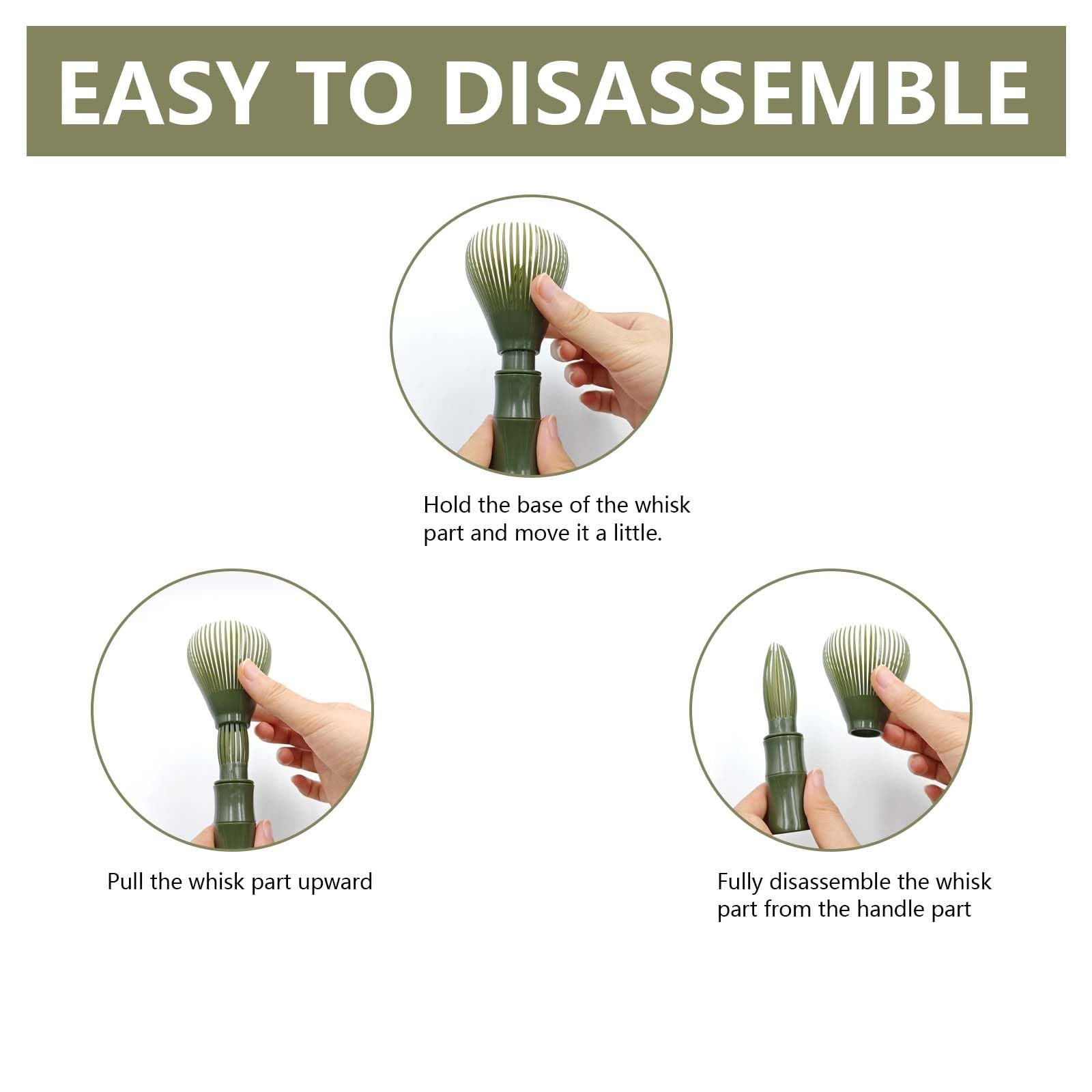 1 Pack Premium PP Resin Matcha Stirrer, Traditional Japanese Style Tea Prepar…