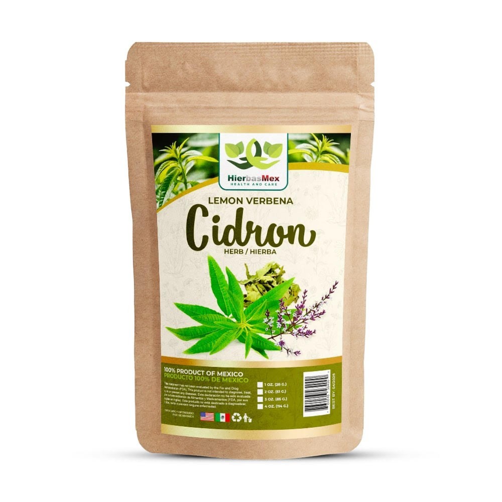 Lemon Verbena Herbal Tea, 4 oz.-113g Cidron Te Herbal, Natural Mexican Herb