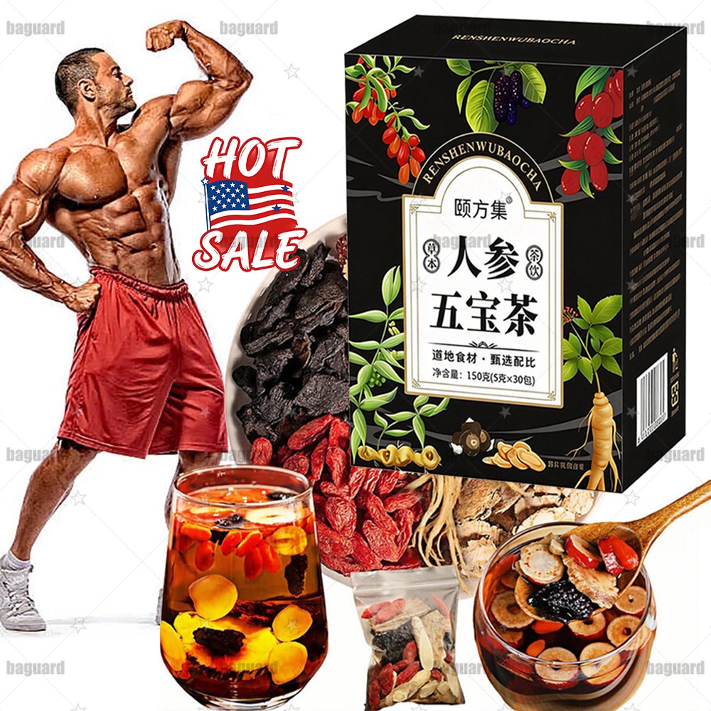 30pcs Ginseng six treasure tea , Kidney tea ,liver tea , red date kidney health*