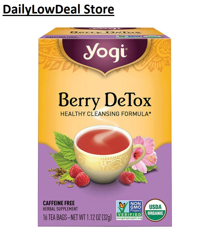 Yogi Tea Berry DeTox 16 tea bags – FRESH