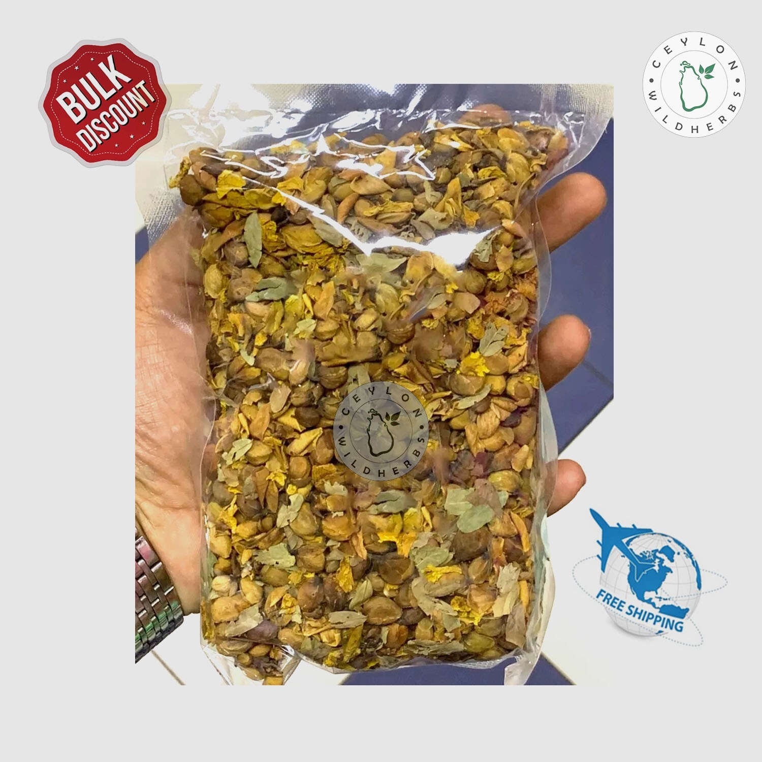 Organic Tanner’s Cassia Senna auriculata Avarampoo ,Ranawara Mal Herbal Tea bag