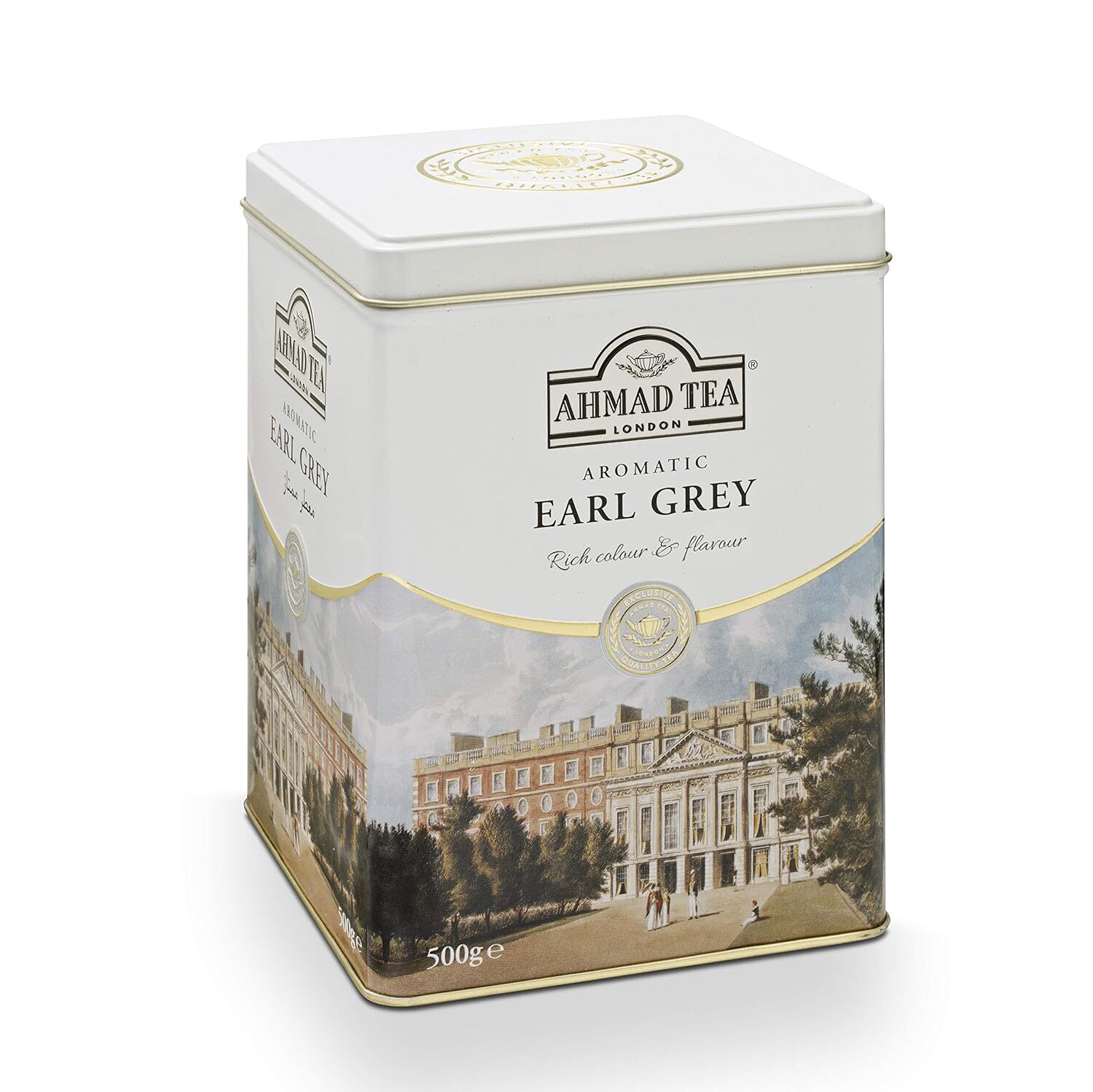 Ahmad Tea Earl Grey Aromatic Loose Tea Ceylon Caddy 17.6 Ounce