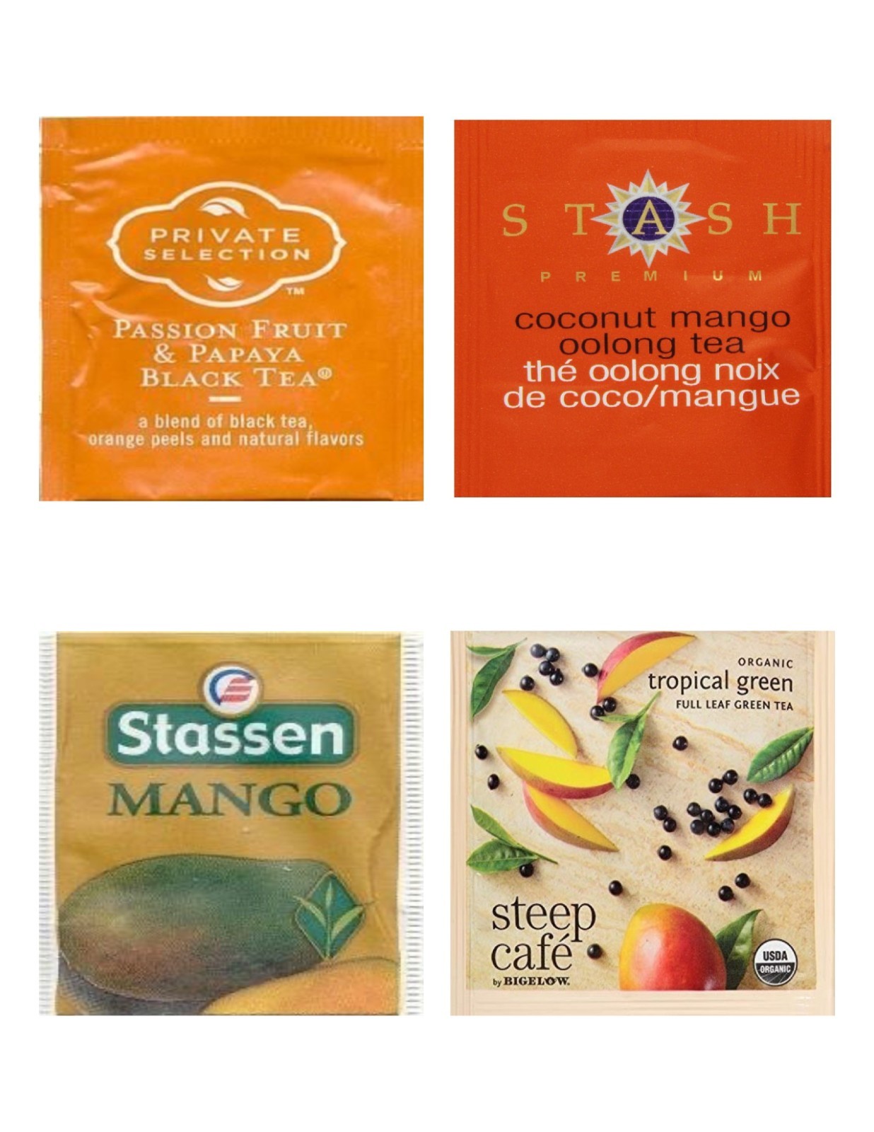 Tropical Tea Bag Sampler Variety Pack – 24 Single-Serve Varieties – 18 Brands