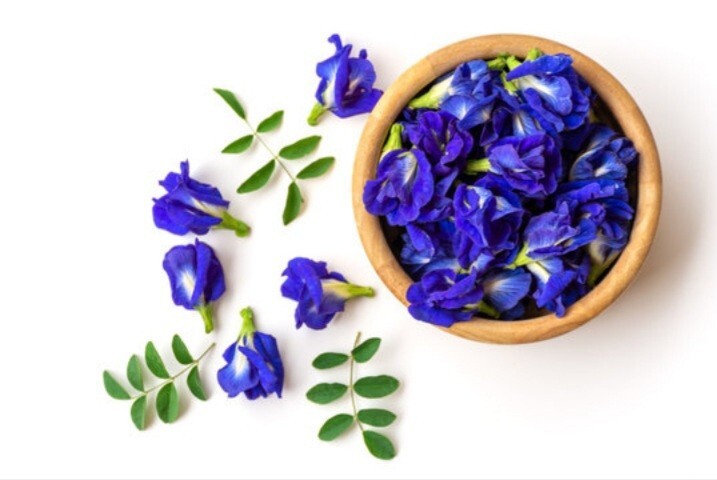 Dried with air Pea Butterfly Katarolu Tea Nil Blue Flowers Organic Drink Natural