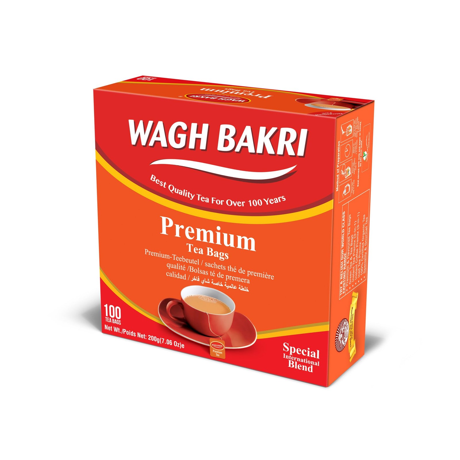 Wagh Bakri Chai Tea Bags, 100 bags of Special 100 Count (Pack 1)