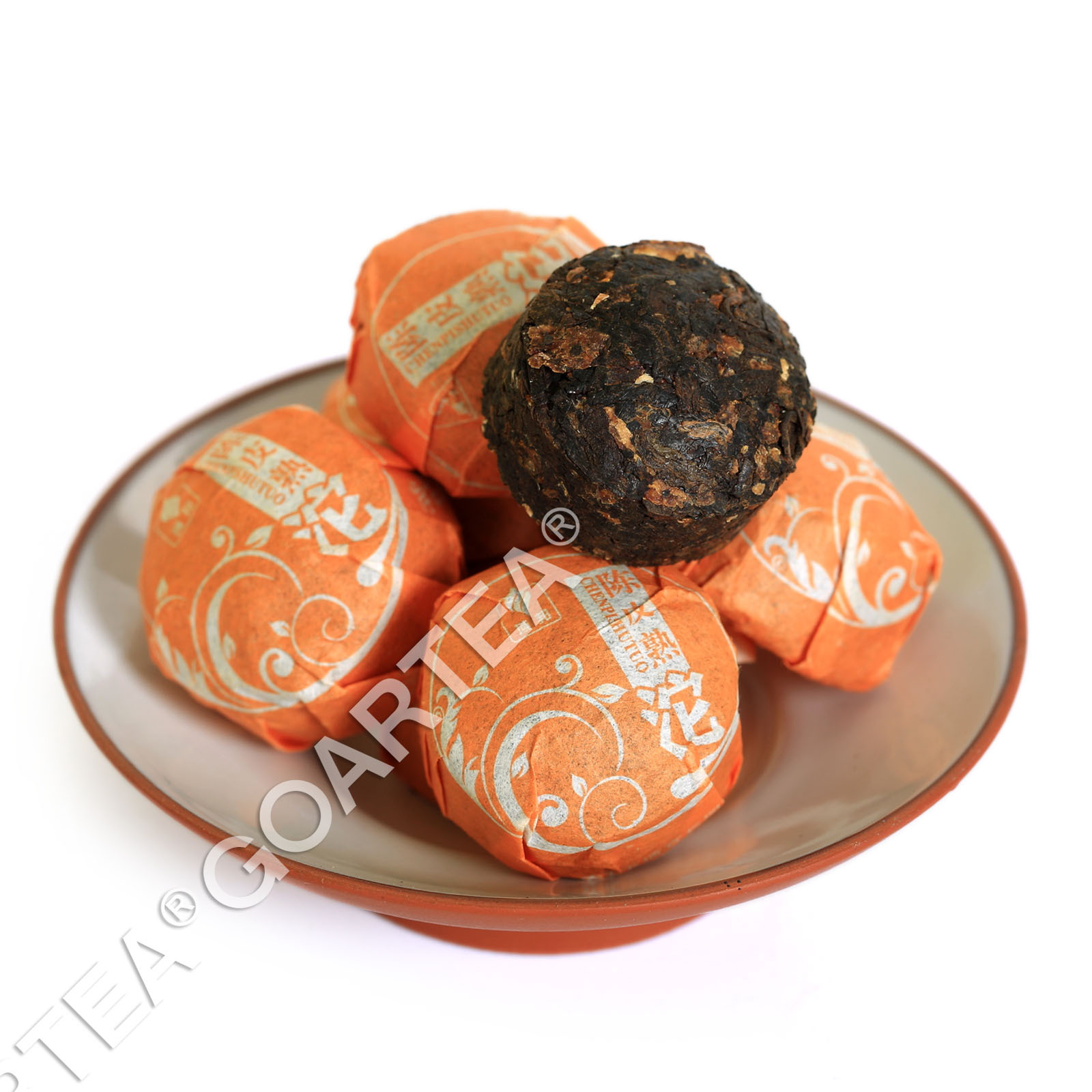 GOARTEA 2015 yr Orange Peel Citrus Flavored Mini Ripe Cake puer Pu’er Pu erh Tea
