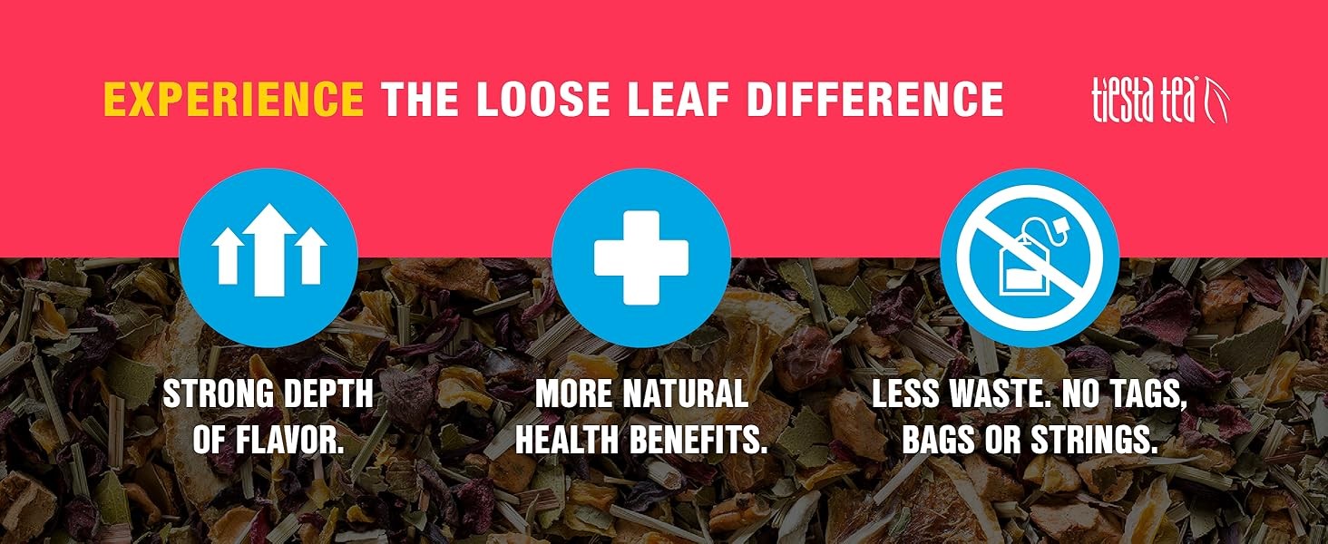 Palm Beach Punch, Loose Leaf, Fruit Punch Herbal Tea, Caffeine-Tropical Blend