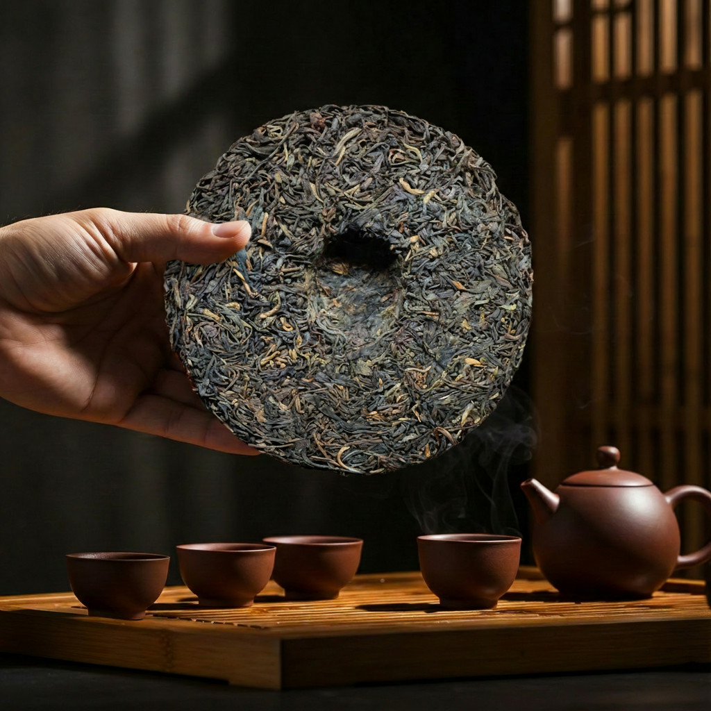2003 Aged Raw Pu-erh Tea Cake (357g) – Premium Jingmai Ancient Tree