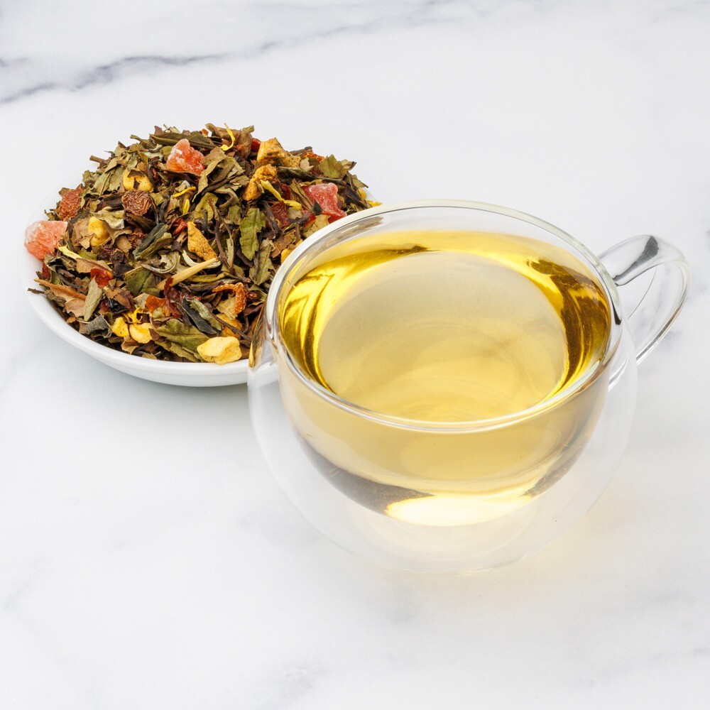Peach Fuzz White Tea – Premium Loose Leaf Blend – Fusion Teas
