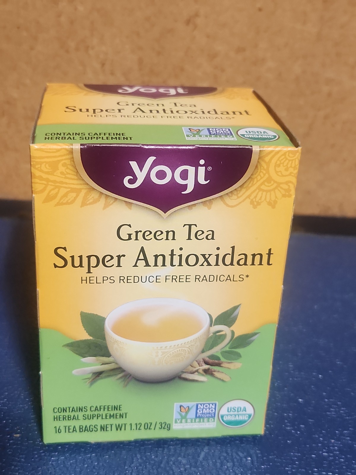 Green Tea Super Antioxidant Yogi Herbal Supplement. Exp 7/27