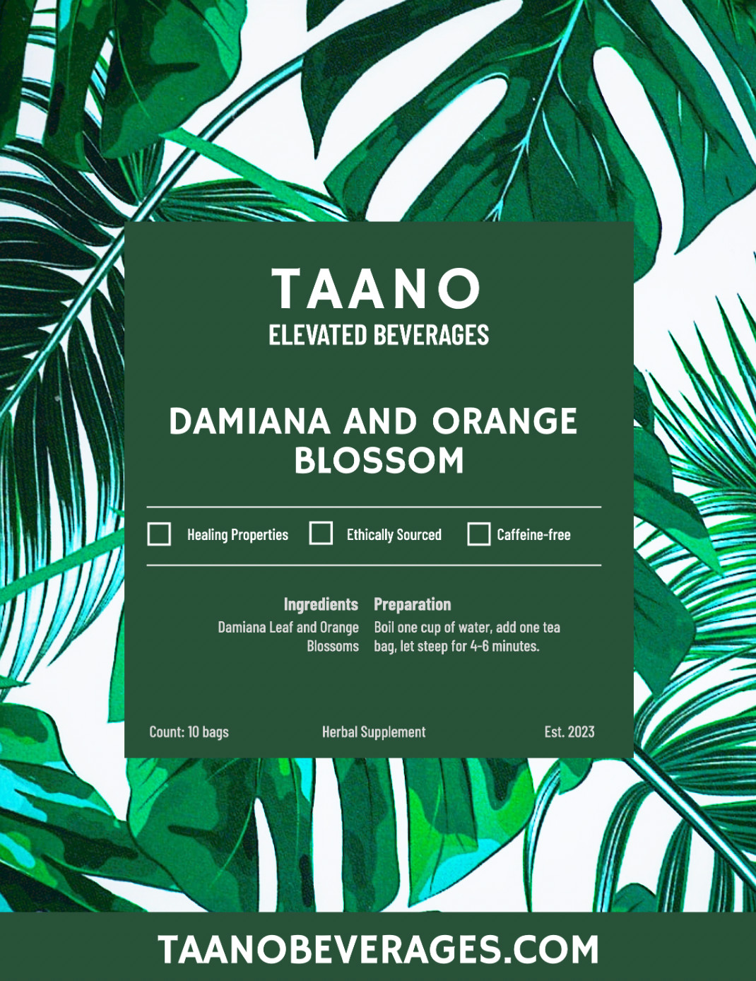 Damiana and Orange Blossom Tea