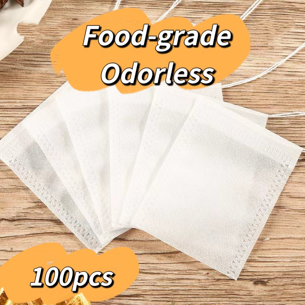 100pcs 6*8cm Non-woven fabric tea bags disposable tea bag Tea assistant for you