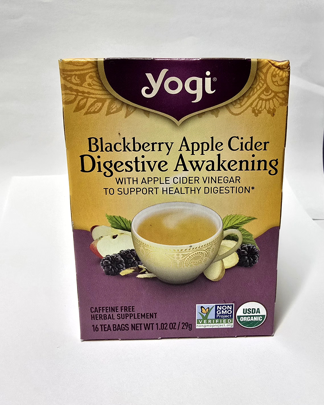 Yogi Herbal Tea Natural Organic Tea Bags Relaxation Detox Immune Support 16 Bags