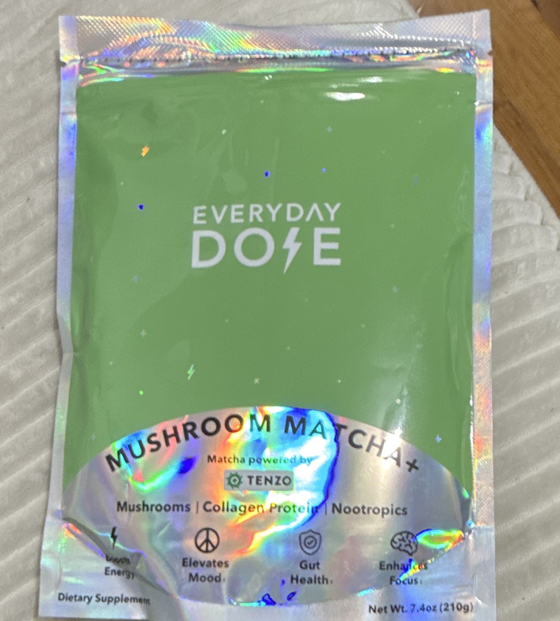 Everyday Dose Mushroom Matcha+ Matcha Tea & Infusion Powder, 210 g
