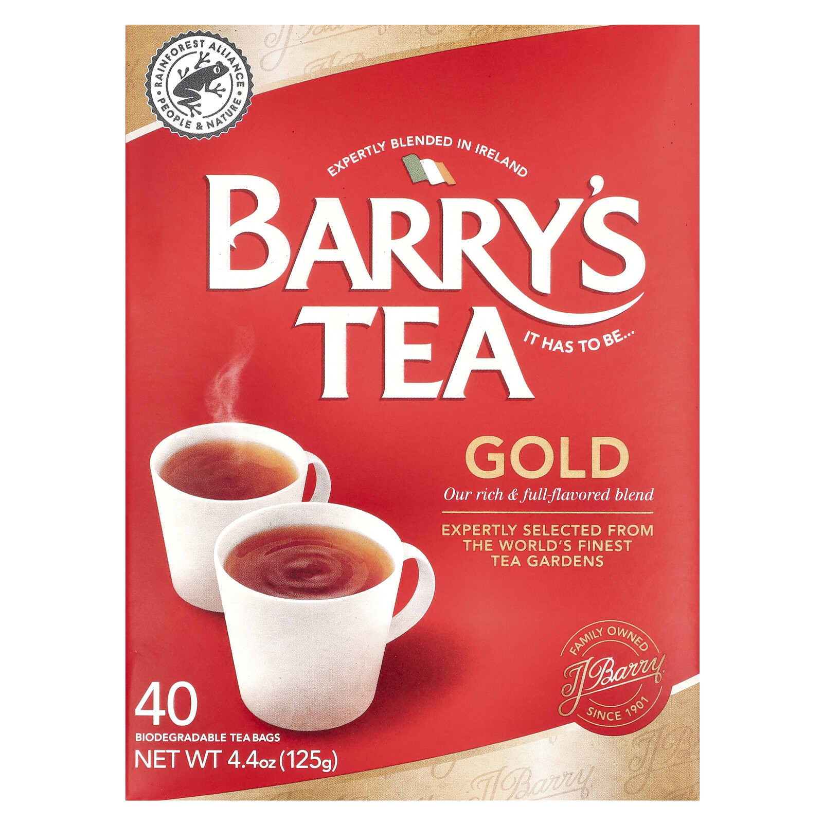 Gold Blend, 40 Tea Bags, 4.4 oz (125 g)