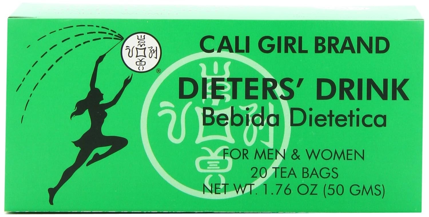 Cali Girl Brand Dieter’s Tea 20 Tea Bags Senna Herbal Tea Caffeine Free