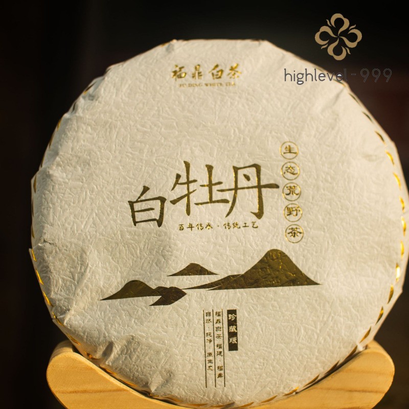 300g Authentic Fuding High Mountain 2018 White Peony Qing Xiang White Tea Cake