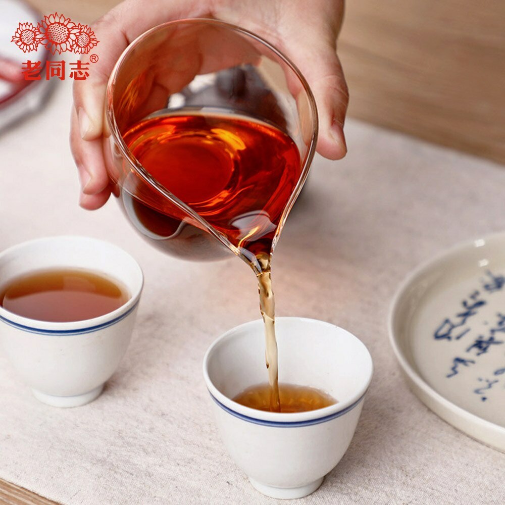 2021 Haiwan 9978 Ripe Pu-erh Tea (Batch 211) Old Comrade Shu Puer Tea 357g