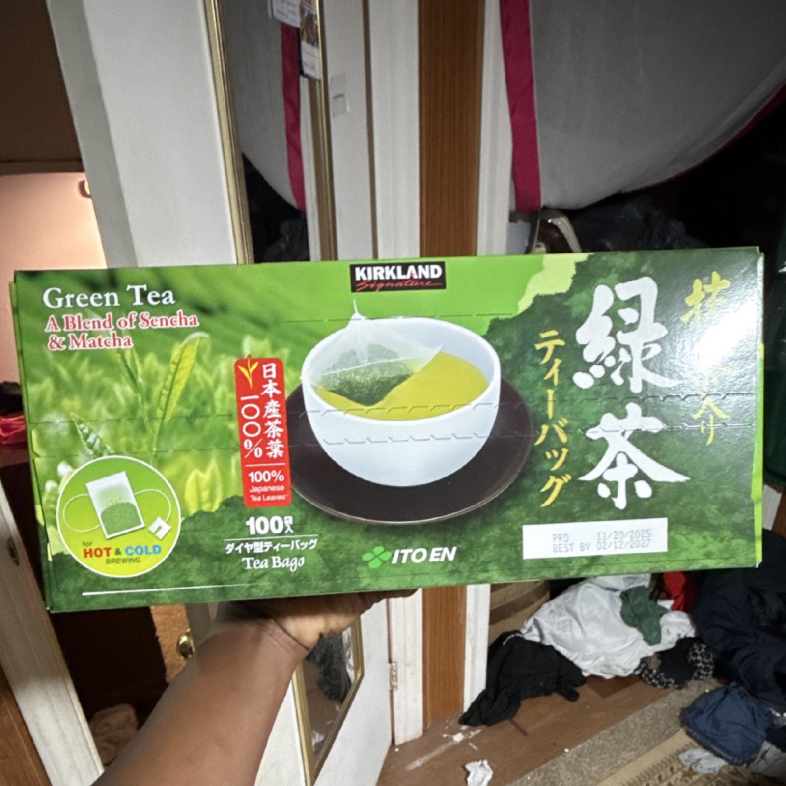 Kirkland Signature ITO EN Japanese Green Tea Sencha & Matcha Blend 100 Bags