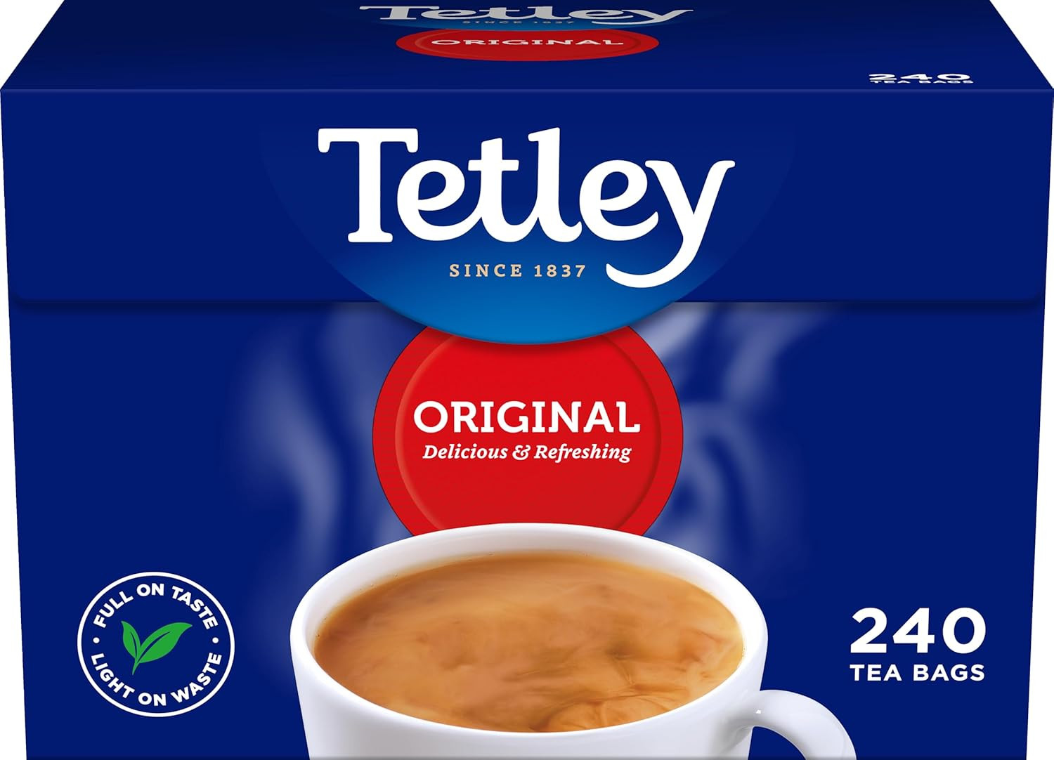 Tetley – Original Tea Bags 240 – 750g 240 Count (Pack of 1)