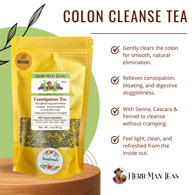COLON CLEANSE TEA – Effective laxative & detox tea without cramping or bloating