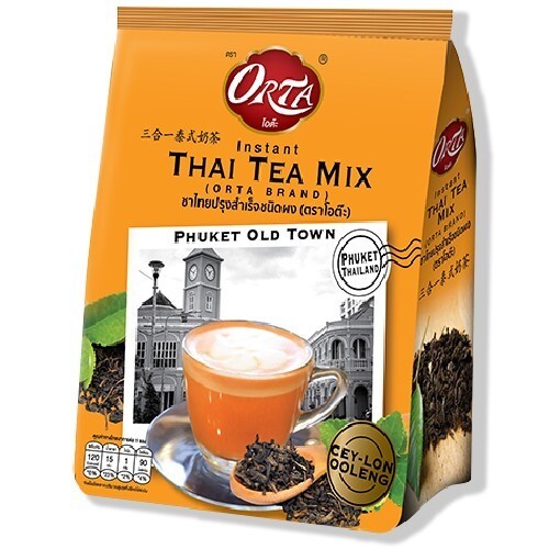 ORTA Instant Thai Tea Mix Phuket Oldtown Beverage Signature Drink Thailand
