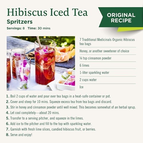 Traditional Medicinals Organic Hibiscus Tea, 96 Bags ,6 Pack.
