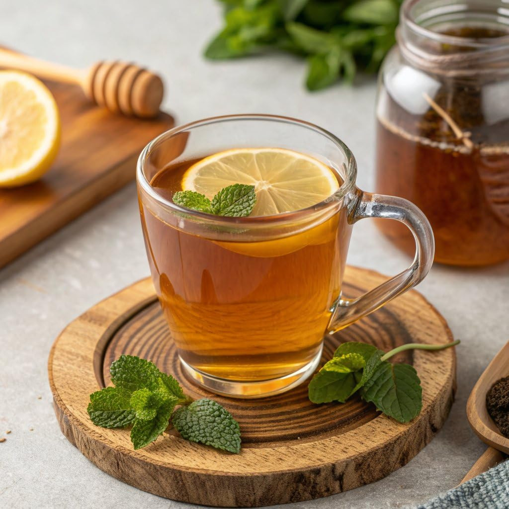 Organic, Stress Ease Tension Relief, Lemon Verbena Mint Tea – Supports Stress Re