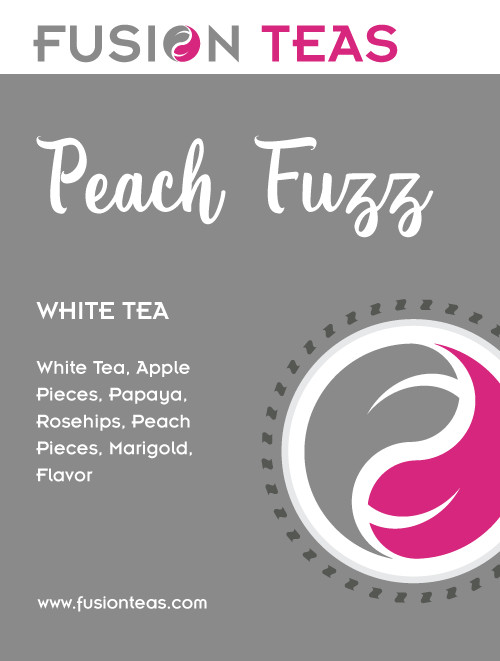 Peach Fuzz White Tea – Premium Loose Leaf Blend – Fusion Teas