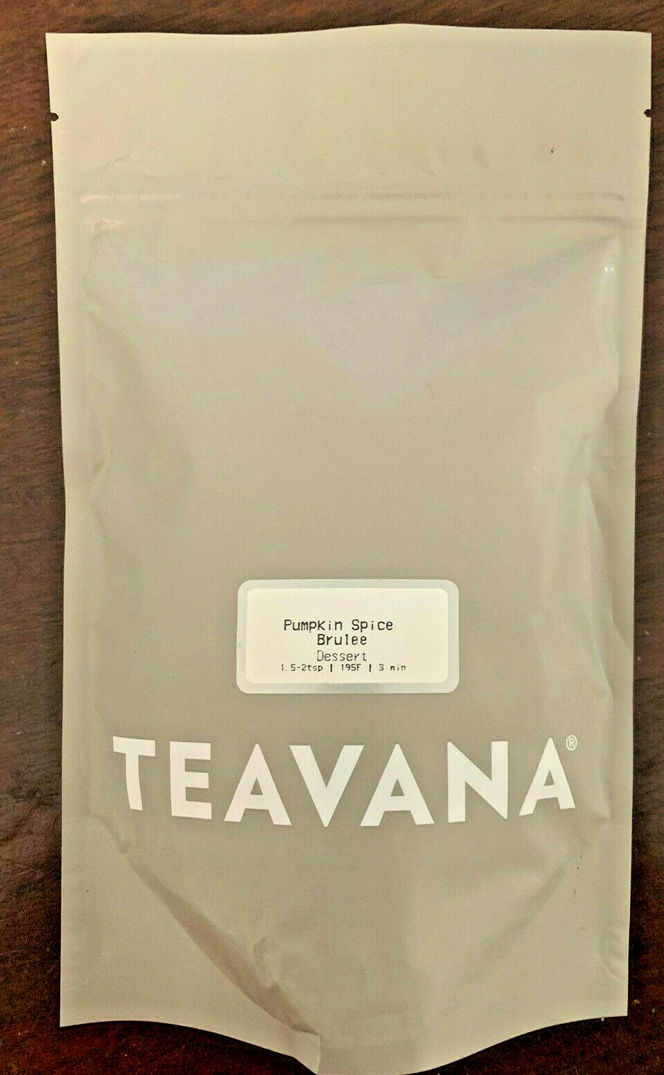 NEW RARE! 🎃 TEAVANA PUMPKIN SPICE BRULEE 2 OZ FALL FLAVOR OOLONG TEA SEALED BAG