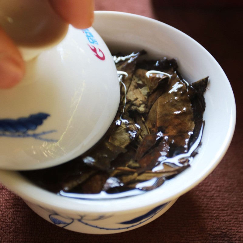 300g Fuding Aged White Tea Huang Shan Ancient Tree Huangjinye White Tea Cake